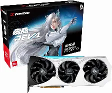 Tarjeta De Video Powercolor Hellhound Rx 9070 Xt Reva Edition, Amd Radeon, 256-bit Gddr6, Pci Express 5.0 No Dev Amz